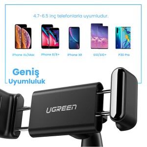 Ugreen Gösterge Paneli için Gövde Üstü Klipsli Araç içi Telefon Tutucu - 3