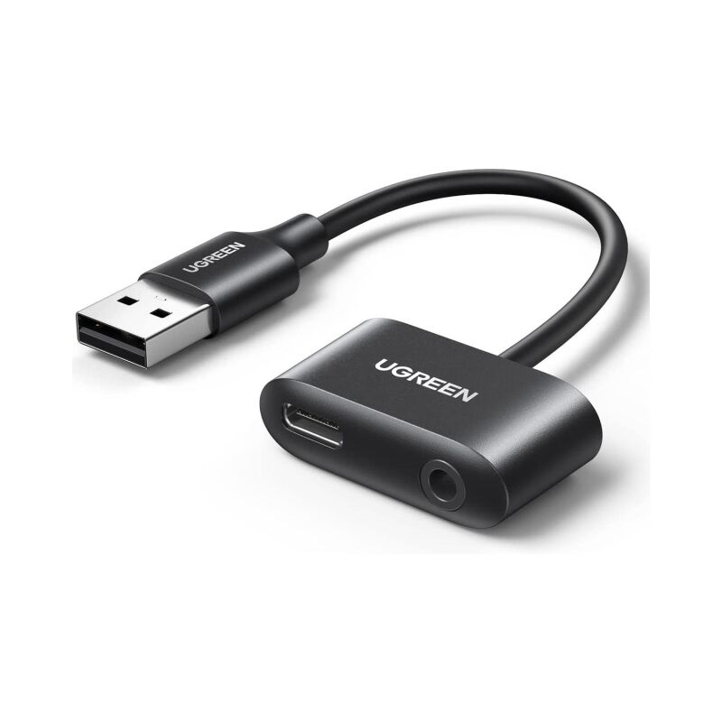 Ugreen Harici USB to Type-C 3.5mm Aux Girişli USB Ses Kartı - 1