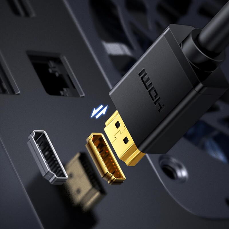 Ugreen HDMI DVI 1080P Çift Yönlü Görüntü Aktarma Kablosu 3 Metre - 4