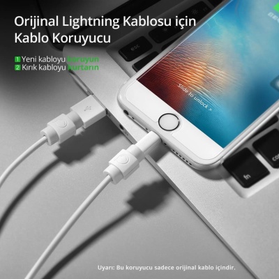 Ugreen iPhone Kablo Koruyucu - 6