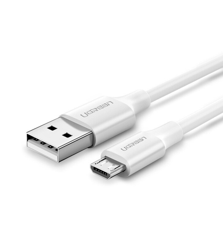 Ugreen Micro USB Data ve Şarj Kablosu Beyaz 1 Metre - 1