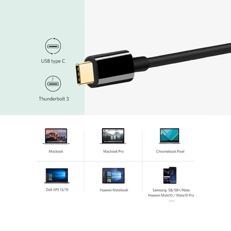 Ugreen Type-C HDMI VGA Dönüştürücü Adaptör - 5