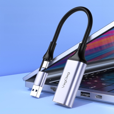 VegGieg 1080P 60Hz HDMI Video Capture Card USB 3.0 ve Type-C Görüntü Yakalama Kartı - 2