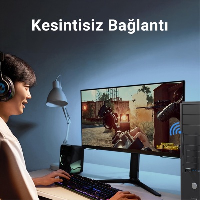 VegGieg 650 Mbps 2.4GHz/5GHz Dual Band Alıcı Verici USB WiFi Adaptör - 3