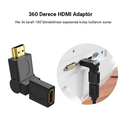 VegGieg 360 Derece HDMI to HDMI Dönüştürücü - 2