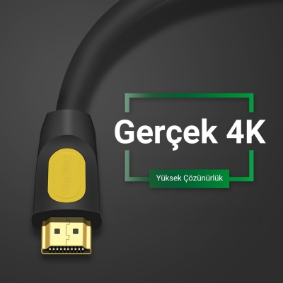 VegGieg 4K 30Hz 18Gbps HDR ARC HDCP Destekli HDMI 2.0 Kablo 10 Metre - 2