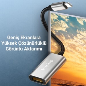 VegGieg 4K 30Hz Type-C to HDMI Çevirici Dönüştürücü Adaptör - 2