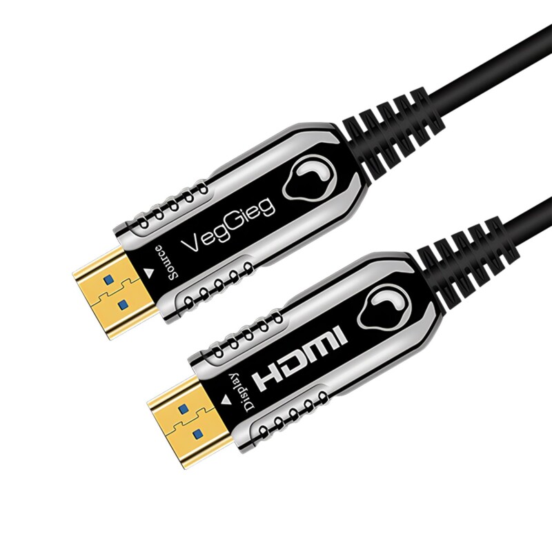 VegGieg 4K 60Hz 18Gbps HDR ARC HDCP Fiber Optik HDMI 2.0 Kablo 10 Metre - 3