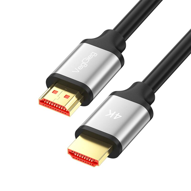 VegGieg 4K 60Hz 18Gbps HDR HDMI 2.0 Ses ve Görüntü Aktarım Kablosu 10 Metre - 1