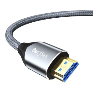 VegGieg 8K 60Hz Ultra HD 48 Gbps Örgülü HDMI 2.1 Görüntü ve Ses Aktarım Kablosu 1.5 Metre - 2