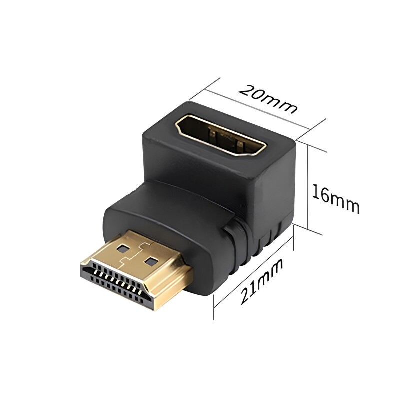 VegGieg 90 Derece HDMI to HDMI Dönüştürücü - 4