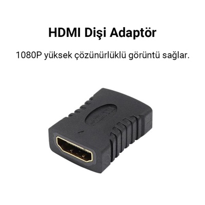 VegGieg HDMI Dişi to Dişi Birleştirme Uzatma Aparatı - 2