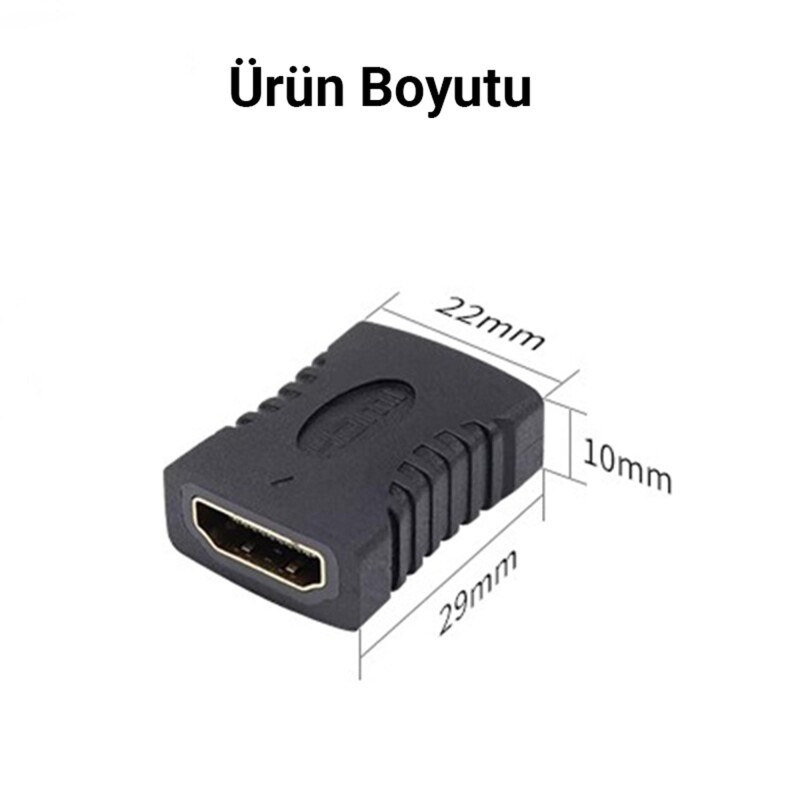 VegGieg HDMI Dişi to Dişi Birleştirme Uzatma Aparatı - 3