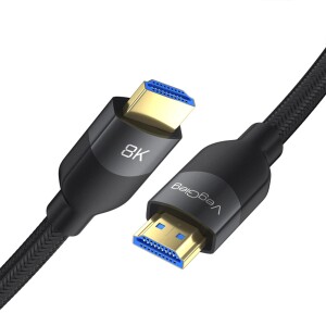 VegGieg Premium 8K 60Hz Örgülü HDMI 2.1 Görüntü ve Ses Aktarım Kablosu 15 Metre - 3