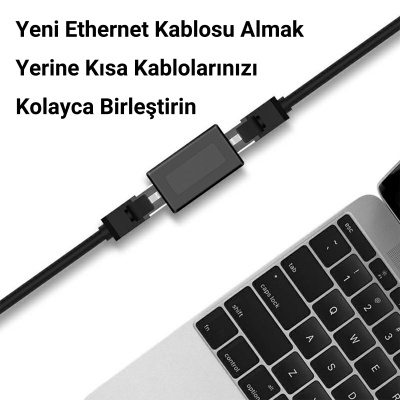 VegGieg RJ45 Cat6 Cat7 Cat8 Ethernet Kablo Uzatma Aparatı - 5