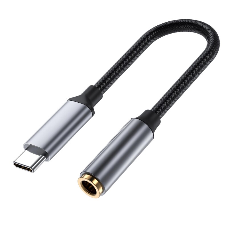 VegGieg Type-C to 3.5mm Kulaklık Dönüştürücü Çevirici Adaptör - 1