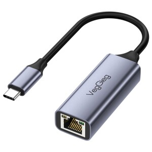 VegGieg Type-C PC, Mac, Konsol, Tv Box 1000Mbps Gigabit Ethernet Adaptörü - 1