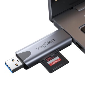 VegGieg Type-C USB3.0 MicroSD TF OTG Kart Okuyucu - 4