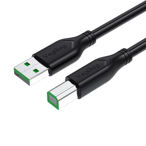 VegGieg USB 2.0 to USB B Printer Tarayıcı Yazıcı Kablosu 10 Metre - 1