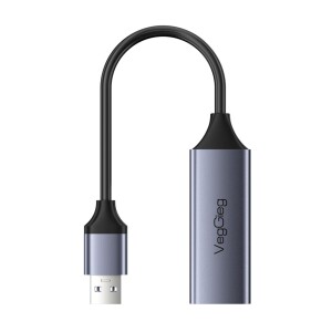 VegGieg USB 3.0 Gigabit 1000Mbps RJ45 Ethernet Dönüştürücü Adaptör Gri - 2