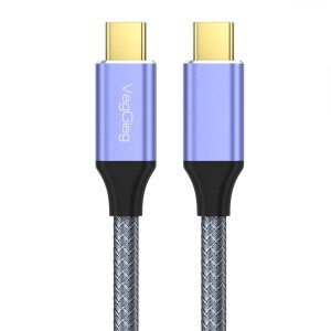 VegGieg USB 3.1 Type-C PD 100W 5A 10Gbps 4K 60Hz Çok Fonksiyonlu Kablo 2 Metre - 2