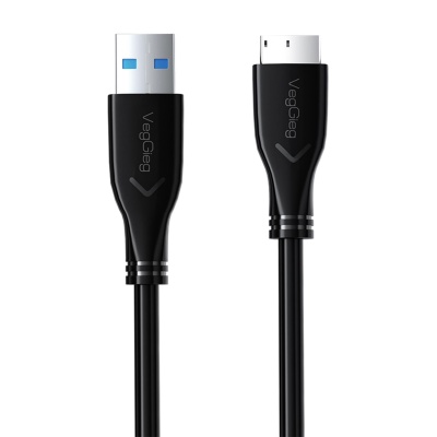 VegGieg USB 3.0 Micro B Şarj ve Data HDD Kablosu 1 Metre - 2