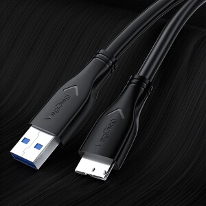 VegGieg USB3.0 to Micro B Şarj ve Data HDD Kablosu 1.5 Metre - 3