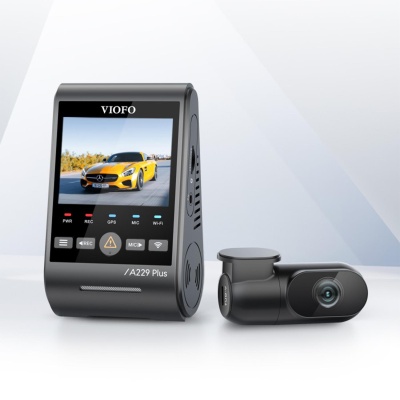 Viofo A229 Plus 2 Kameralı Ön+Arka 2K+2K HDR Sony Starvis 2 Sensörlü Wi-Fi GPS'li Araç Kamerası - 3