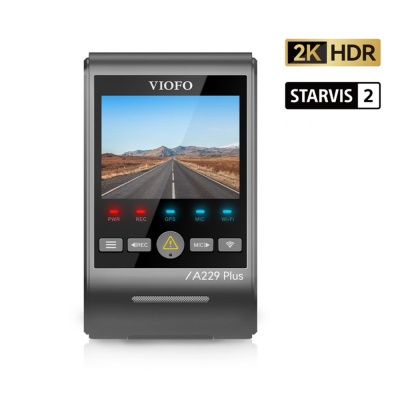 Viofo A229 Plus 2K HDR Sony Starvis 2 Sensörlü Wi-Fi GPS'li Araç Kamerası - 1