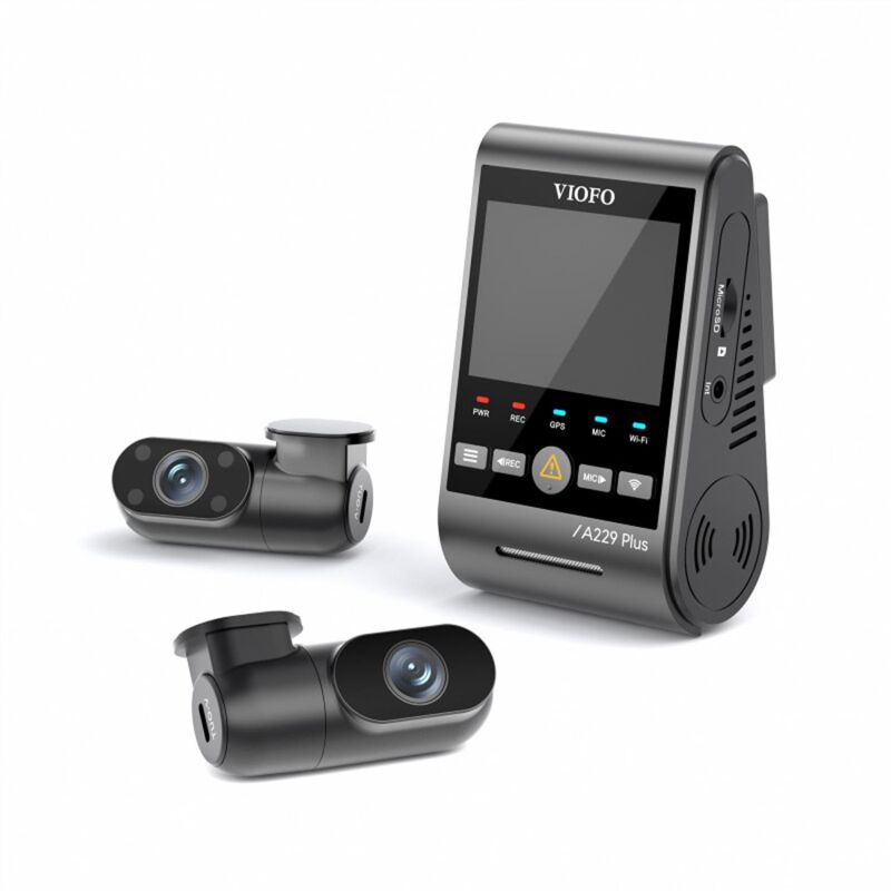 Viofo A229 Plus 3 Kameralı Ön-İç-Arka 2K+2K+1080P HDR Sony Starvis 2 WiFi GPS’li Araç Kamerası - 3