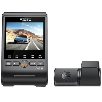 Viofo A329 2 Kameralı Ön+Arka 4K+2K HDR Sony Starvis 2 Sensörlü Wi-Fi 6 SSD Destekli GPS'li Araç Kamerası - 2