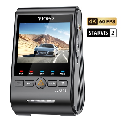 Viofo A329 4K HDR Sony Starvis 2 Sensörlü Wi-Fi 6 SSD Destekli GPS'li Araç Kamerası - 1