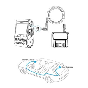 Viofo A129 Duo / A129 Pro Duo Araç Kamerası Arka Kamera Bağlantı Kablosu 6 Metre - 4