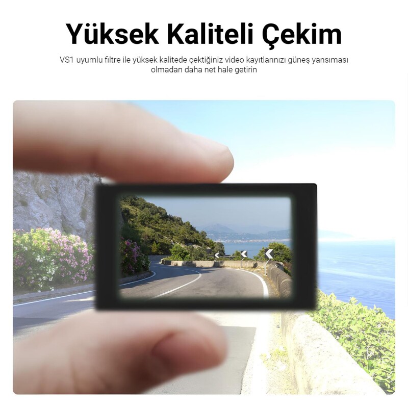 Viofo CPL-400 VS1 Uyumlu Parlama Önleyici Polarize CPL Filtre - 2