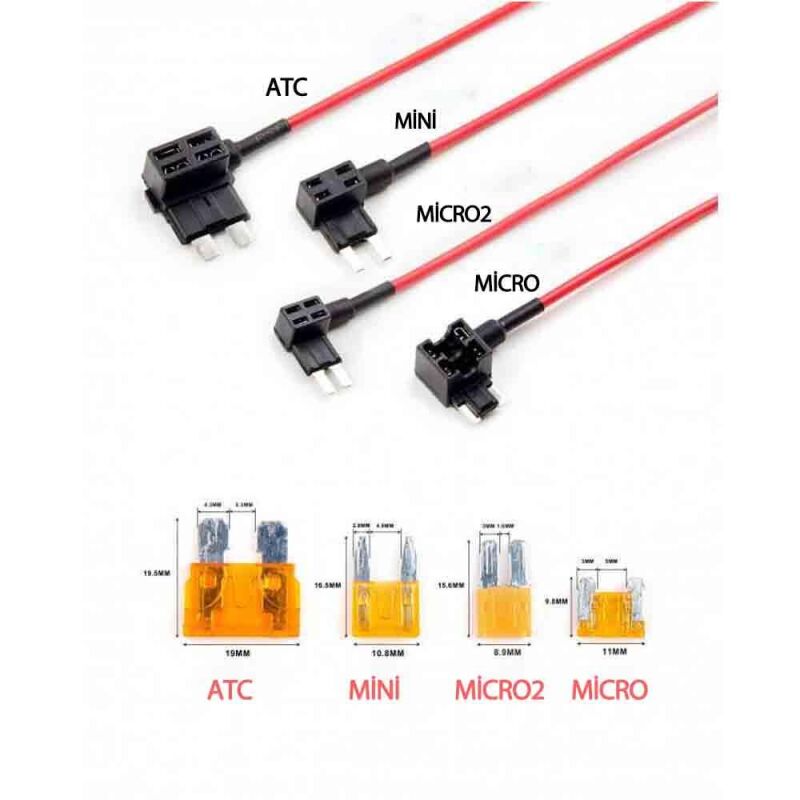 Viofo Fuse Tap Sigorta Kutusu Bağlantı Aparatı 4lü - 2