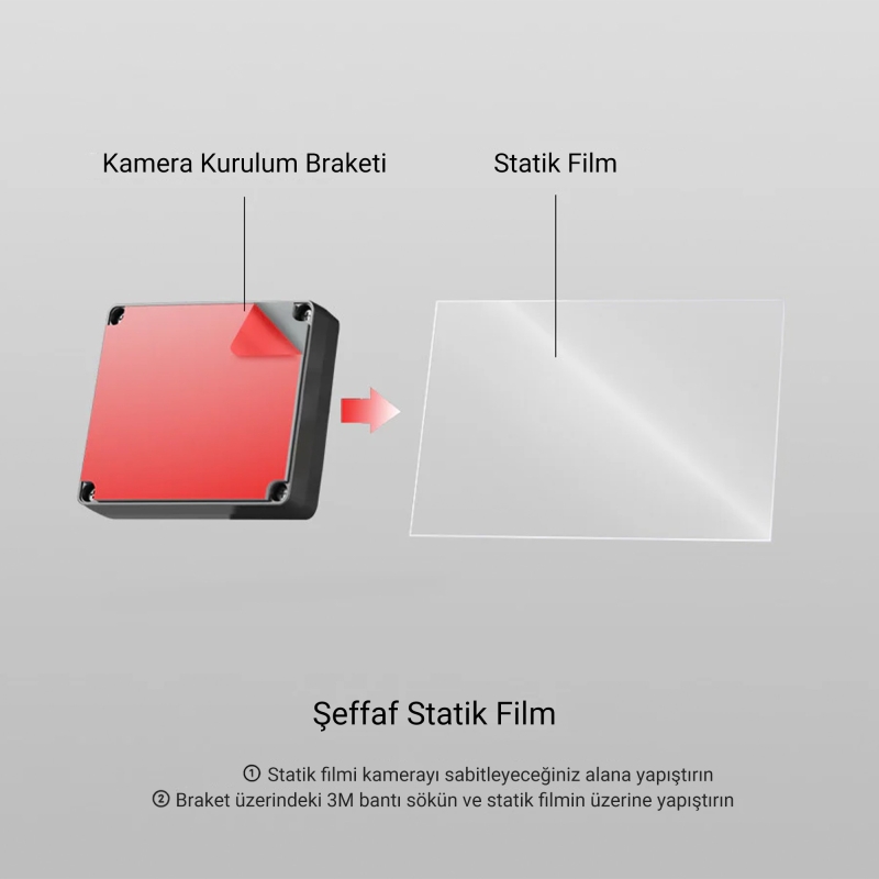 Viofo Şeffaf Cam Koruyucu Statik Film - 4